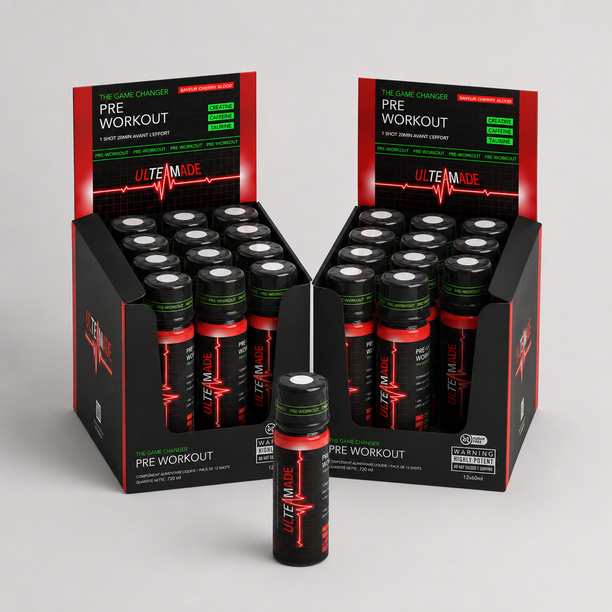 SHOTS PRE-WORKOUT 12x60ml