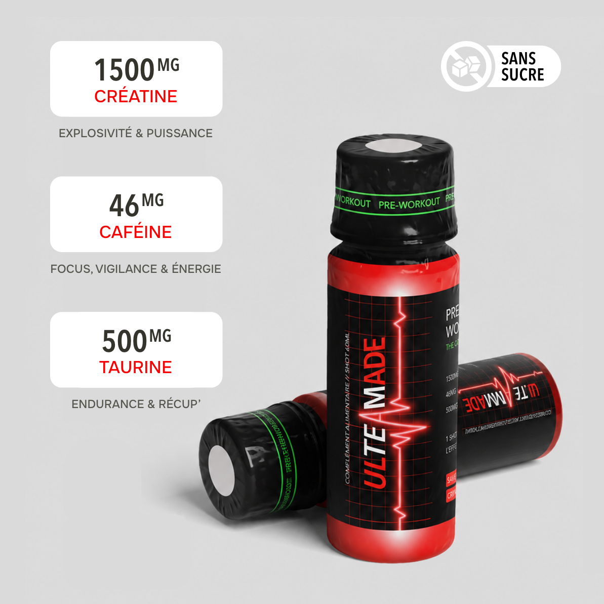 SHOTS PRE-WORKOUT 12x60ml